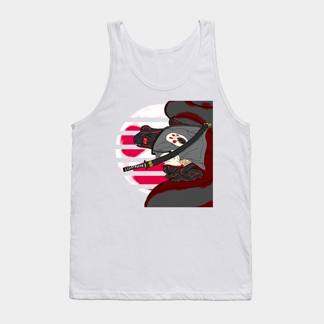 Devil Frogmurai - Samurai Frog Tank Top by HCreatives